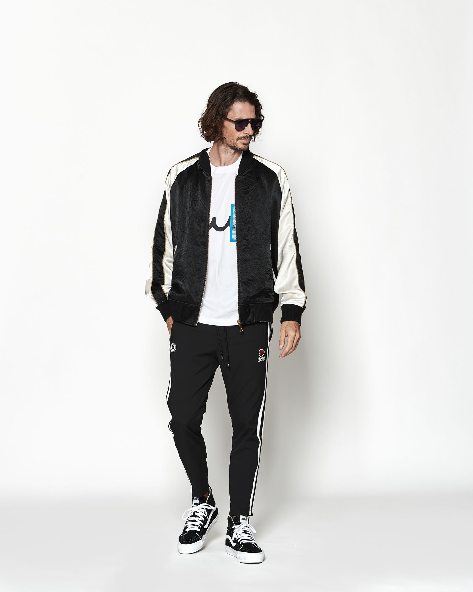 ☆先行予約☆muta MARINE × ACANTHUS  / リバーシブルスーベニアジャケット / Souvenir Jacket / BLACK 【MA2629】