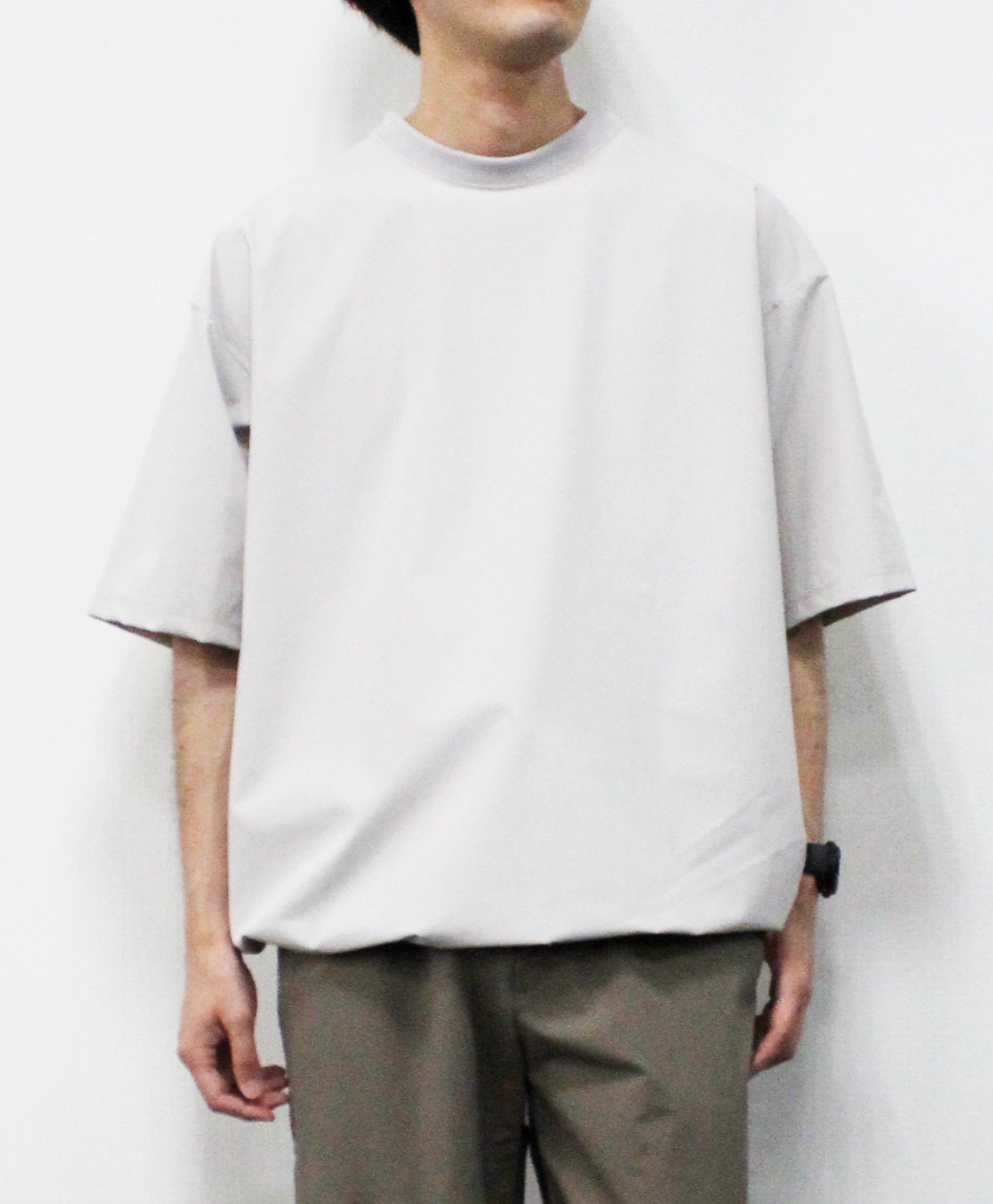 ナイロン4WAYクロス スピンドル入りバルーンTシャツ  / ベージュ [76008]