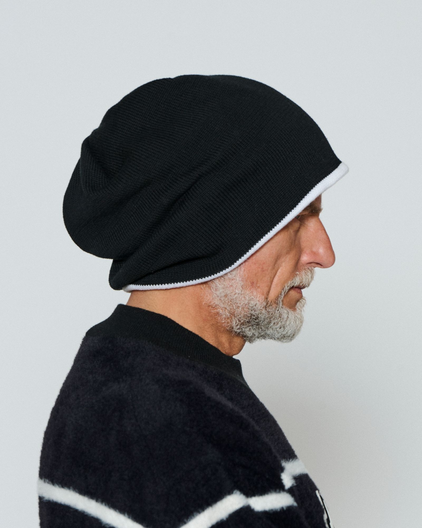 ☆先行予約☆ バルーンニットキャップ / Balloon Knit Cap / BLACK 【CP2505】