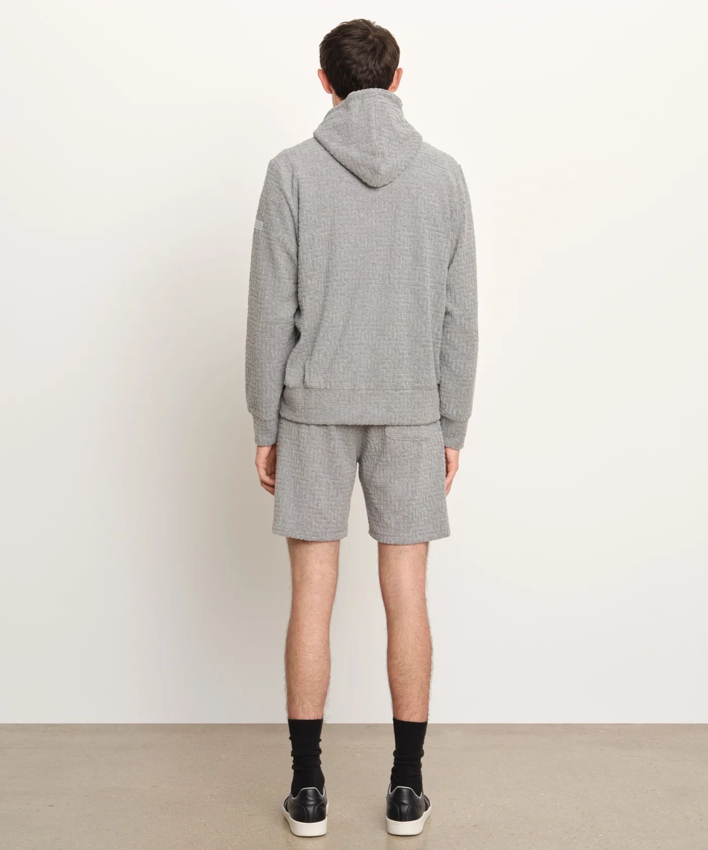 DOVINO ドヴィーノ /  パイルジップパーカー  / ライトグレー [MCKZ0469063588]