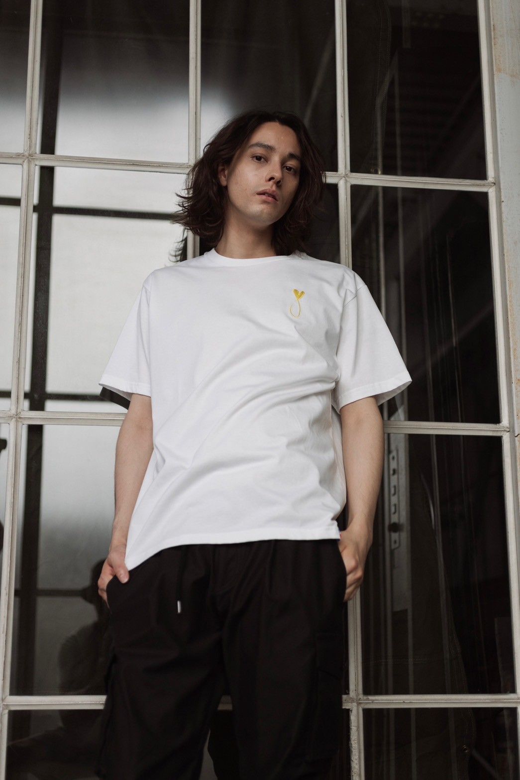 Tシャツ / Tiphanie / WHITE x YELLOW