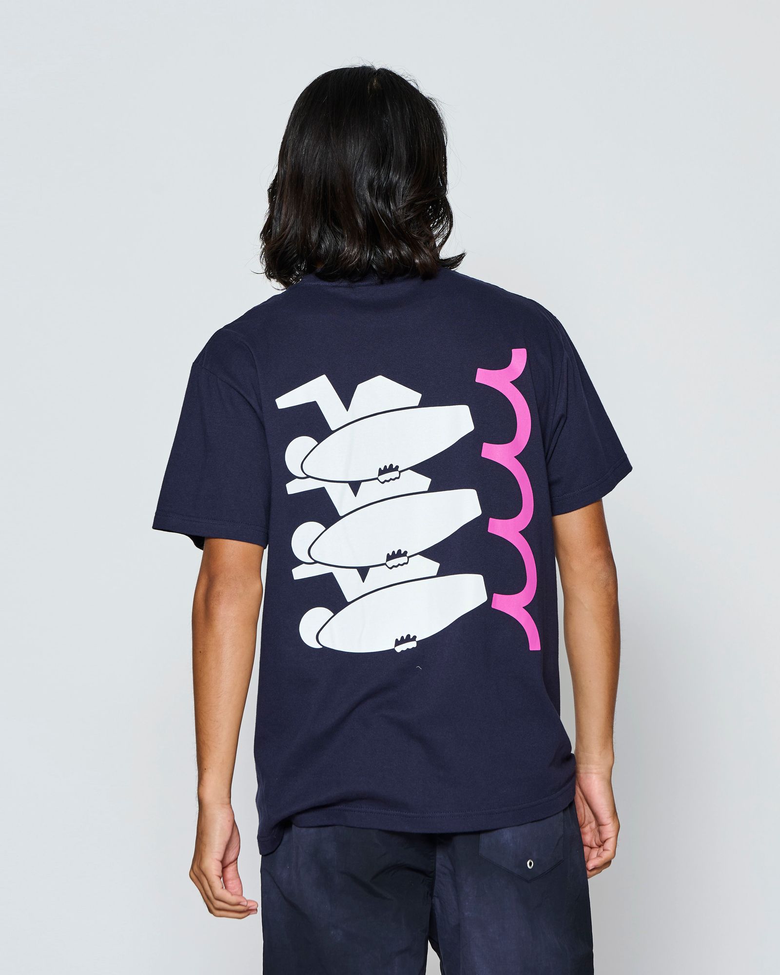 ☆先行予約☆muta MARINE × ACANTHUS  / サーフマンTシャツ /  Surf Man Tee / NAVY【MA2719】
