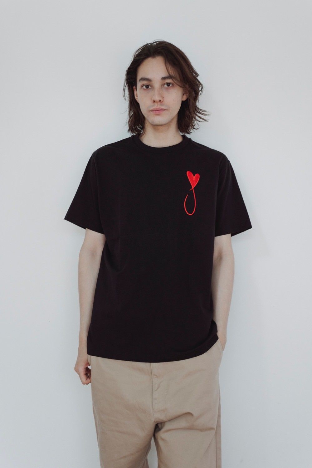 Tシャツ / Tiphanie Big Logo / BLACK x RED