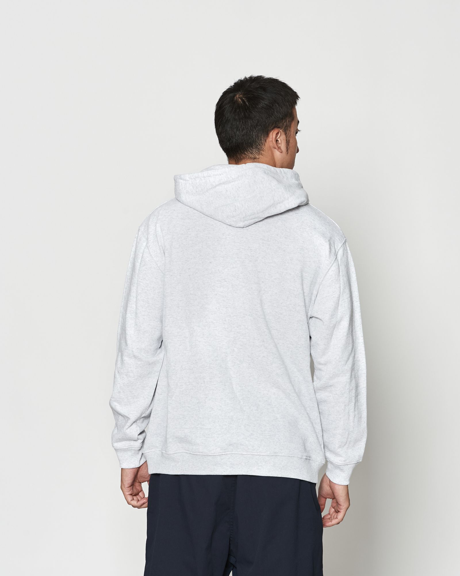☆先行予約☆muta MARINE × ACANTHUS  / カレッジロゴ スウェットジップフーディー / パーカー / College Logo Hooded Sweatshirt / ASH GREY【MA2609】