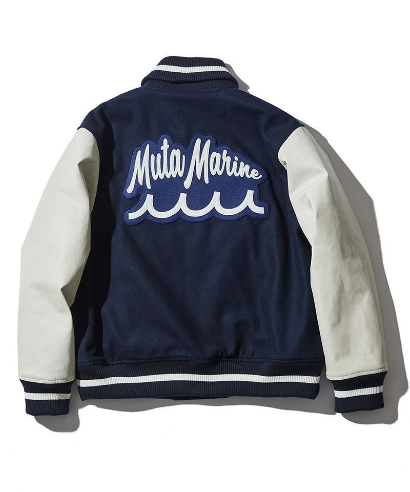 muta MARINE x ACANTHUS / muta Studium Jacket / スタジアムジャケット / NAVY / MA2425
