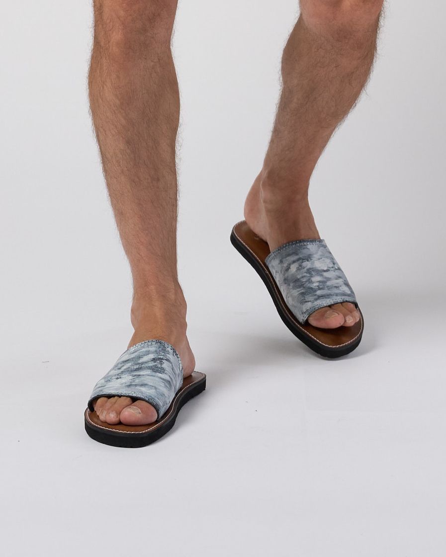 ☆先行予約☆ wjk  / レザーサンダル / artisan leather sandal / dust white 【8006 bt52k】