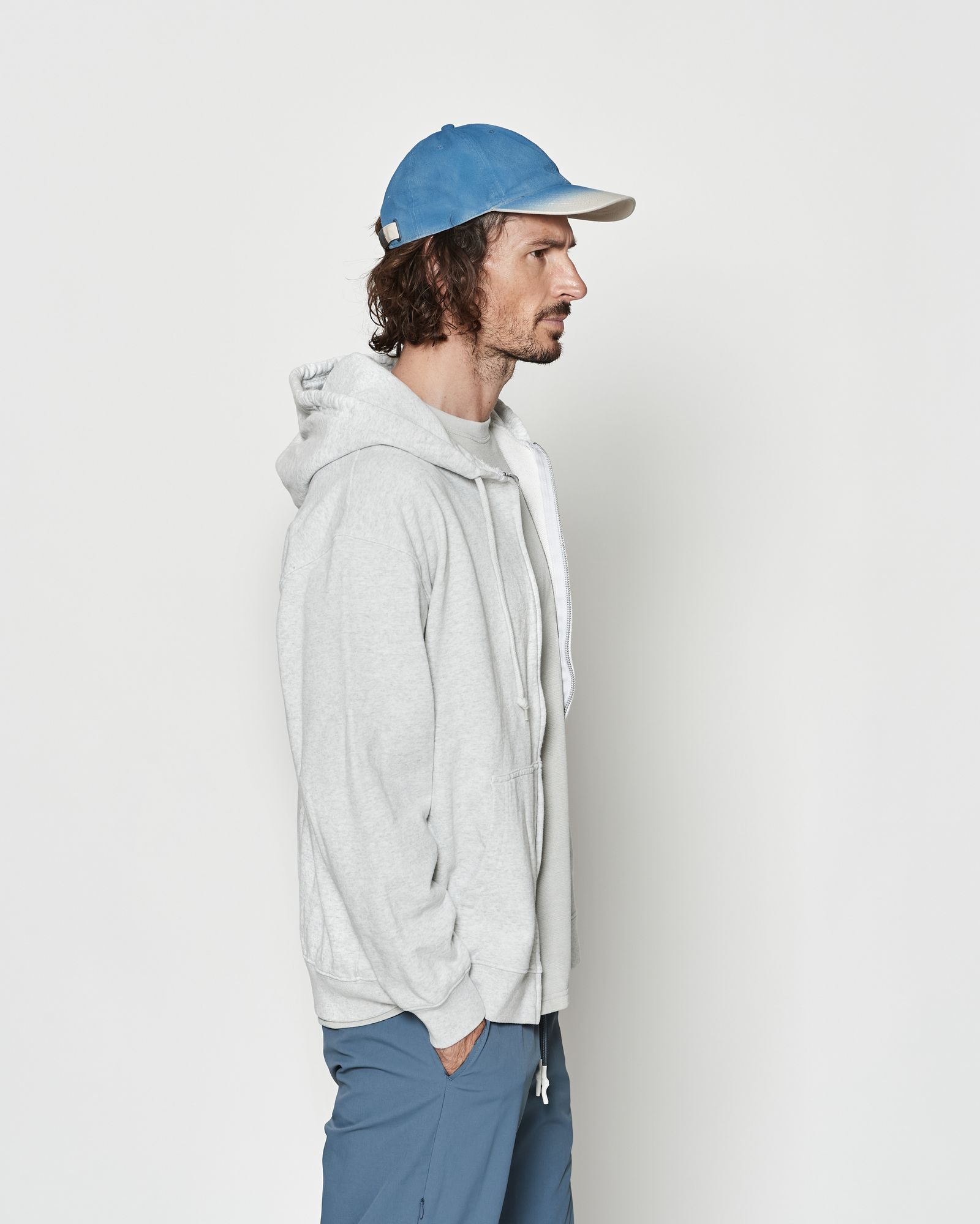 ☆先行予約☆ エイジングカレッジロゴ スウェットジップフーディー / パーカー / Aging College Logo Zip Up Hooded Sweatshirt / ASH GREY【HJ2601】