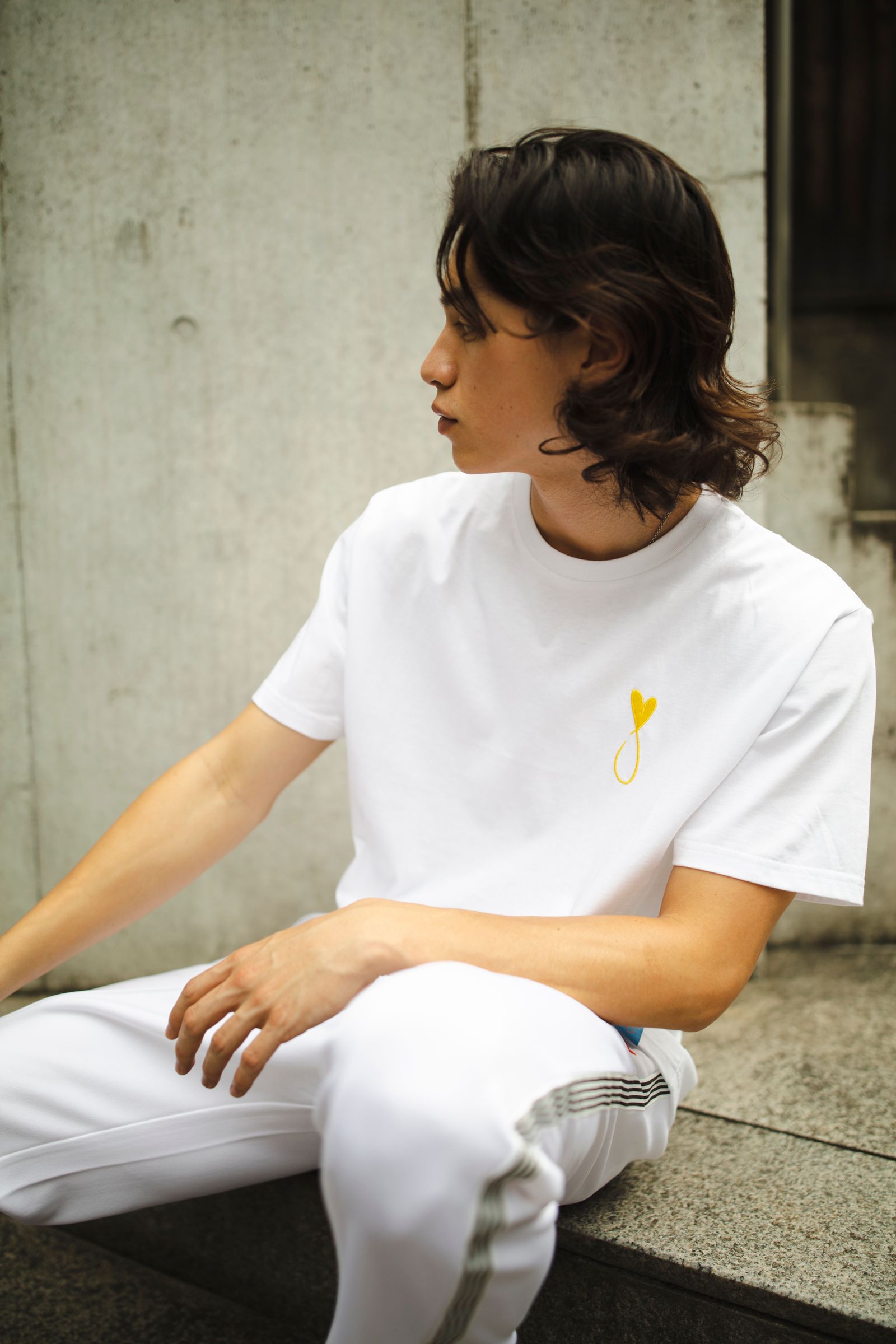 Tシャツ / Tiphanie / WHITE x YELLOW