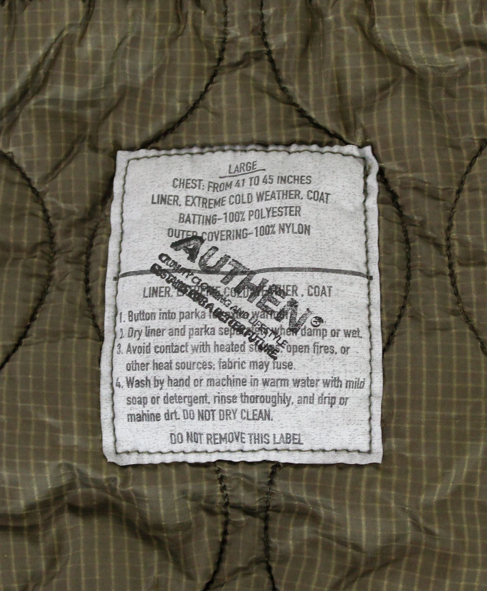 ミリタリーライナー ポーチ S / MILITARY LINER POUCH S  / OLIVE [AUT-102-005]