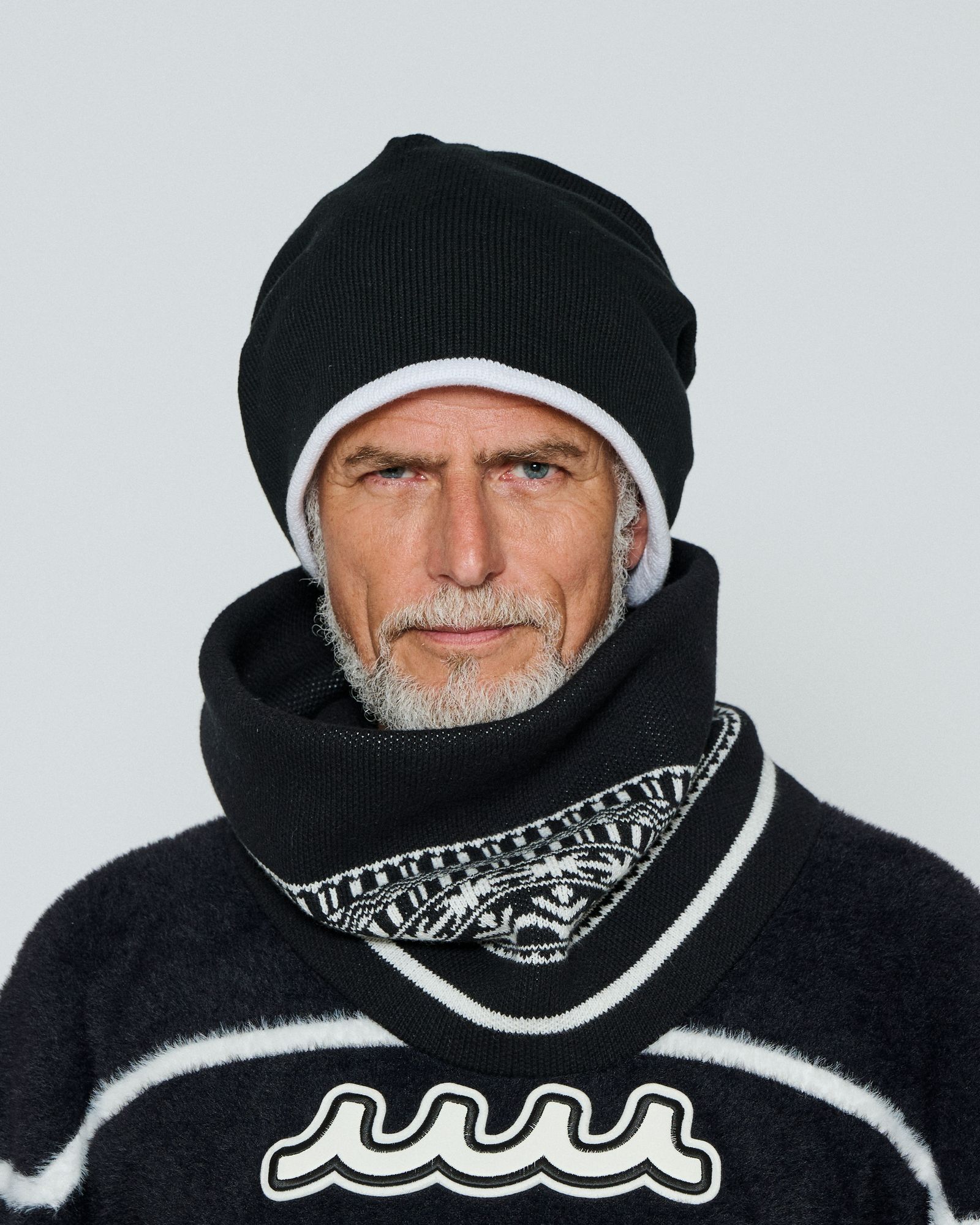 ☆先行予約☆ ネックウォーマー / Cotton Cashmere Neck Warmer / BLACK【KT2555】