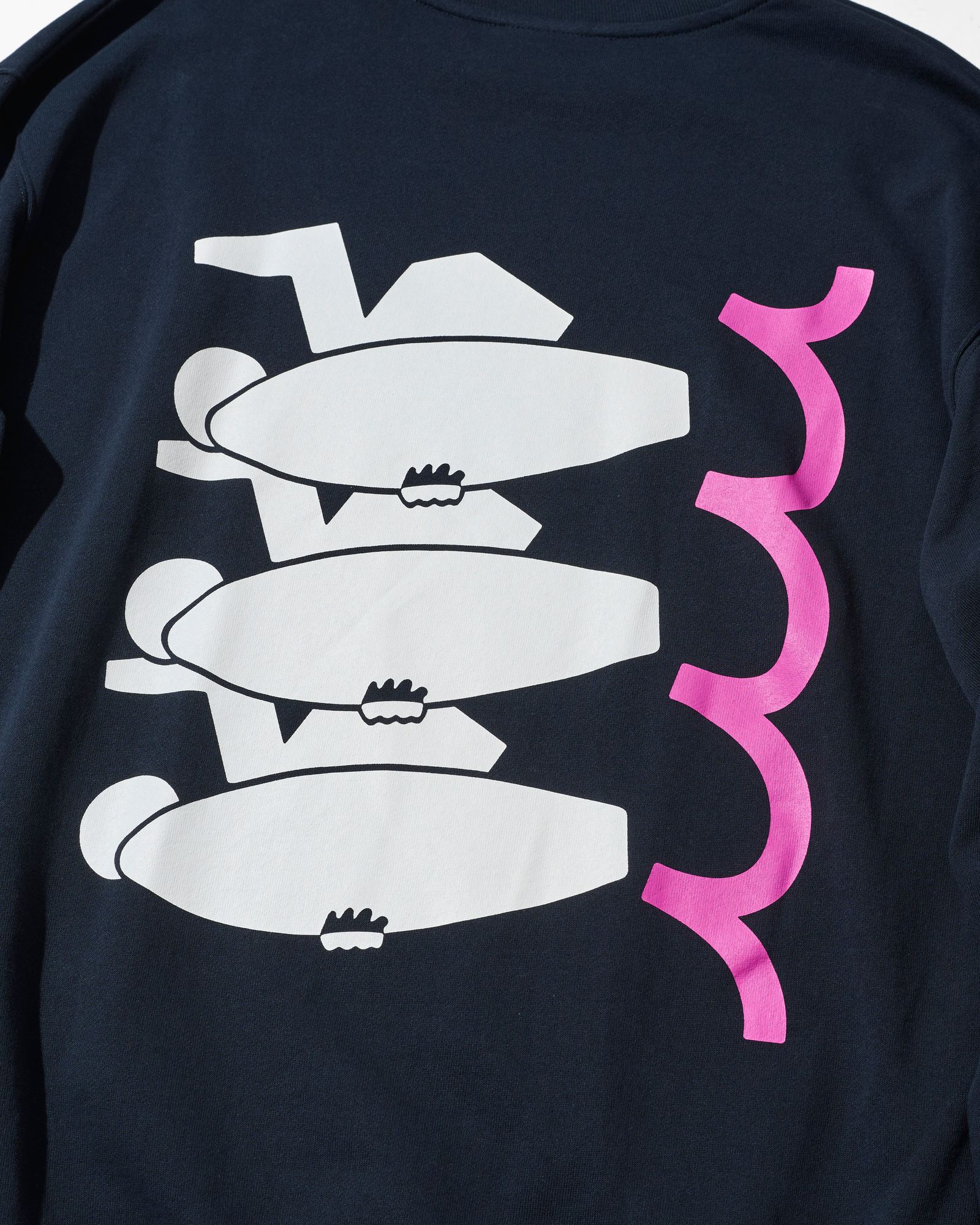☆先行予約☆muta MARINE × ACANTHUS  / サーフマンクルーネックスウェット / トレーナー /  Surf Man Crewneck / NAVY【MA2713】