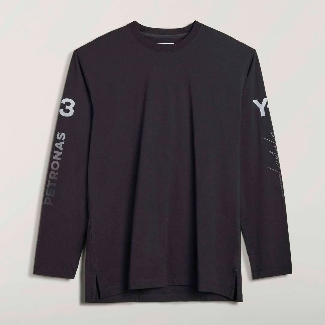 ロング スリーブ ティー / Y-3 MERCEDES - AMG PETRONAS FORMULA 1 TEAM CHAOS LOGO LONG SLEEVE TEE / BLACK [KR2372-APPS26]