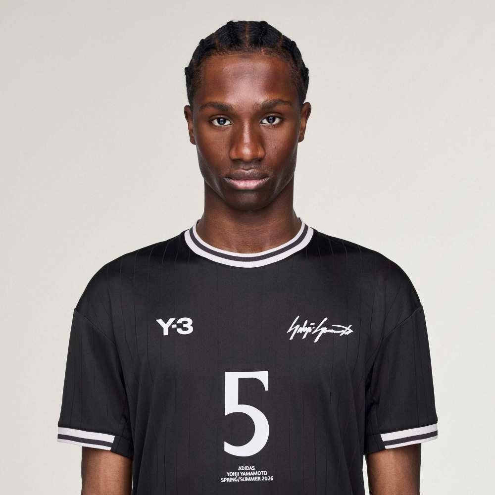 エリート 5 ショート スリーブ フットボール ティー / Y-3 ELITE 5 SHORT SLEEVE FOOTBALL TEE / BLACK [KS5122-APPS26]