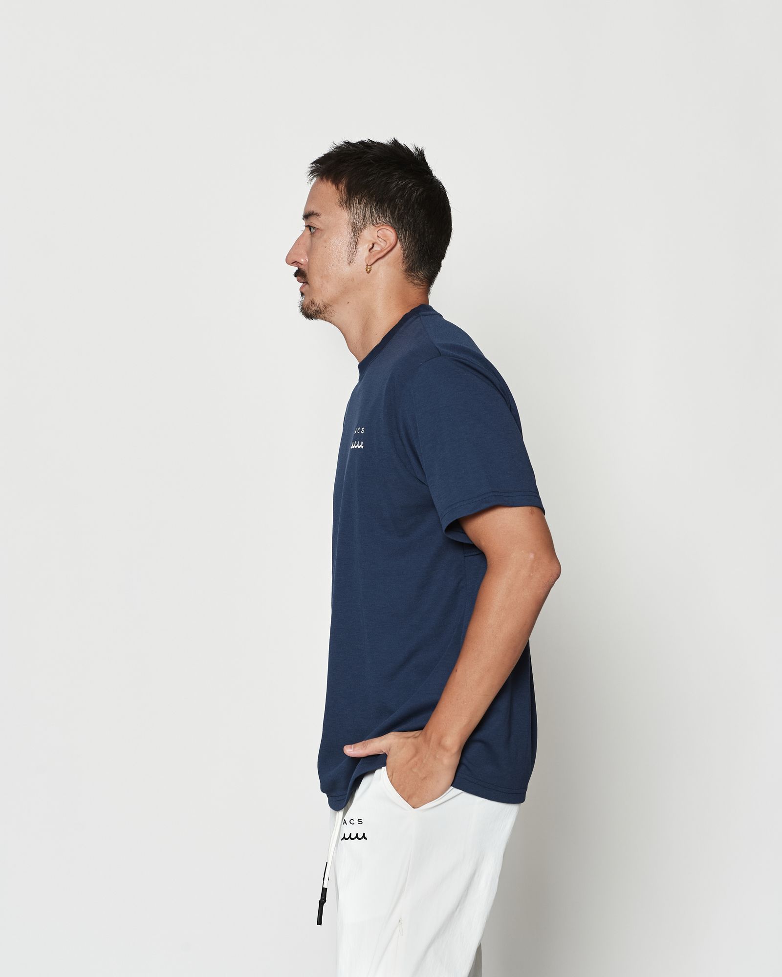 ☆先行予約☆muta MARINE × ACANTHUS  / ベンチレーションTシャツ  /  Ventilation Tee / NAVY【MA2617】