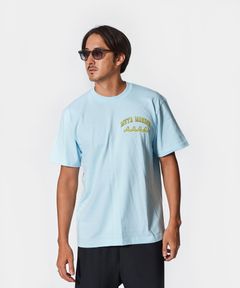 ACANTHUS × muta MARINE / muta College Logo Tee / ロゴTシャツ / SAX 【MA2528】
