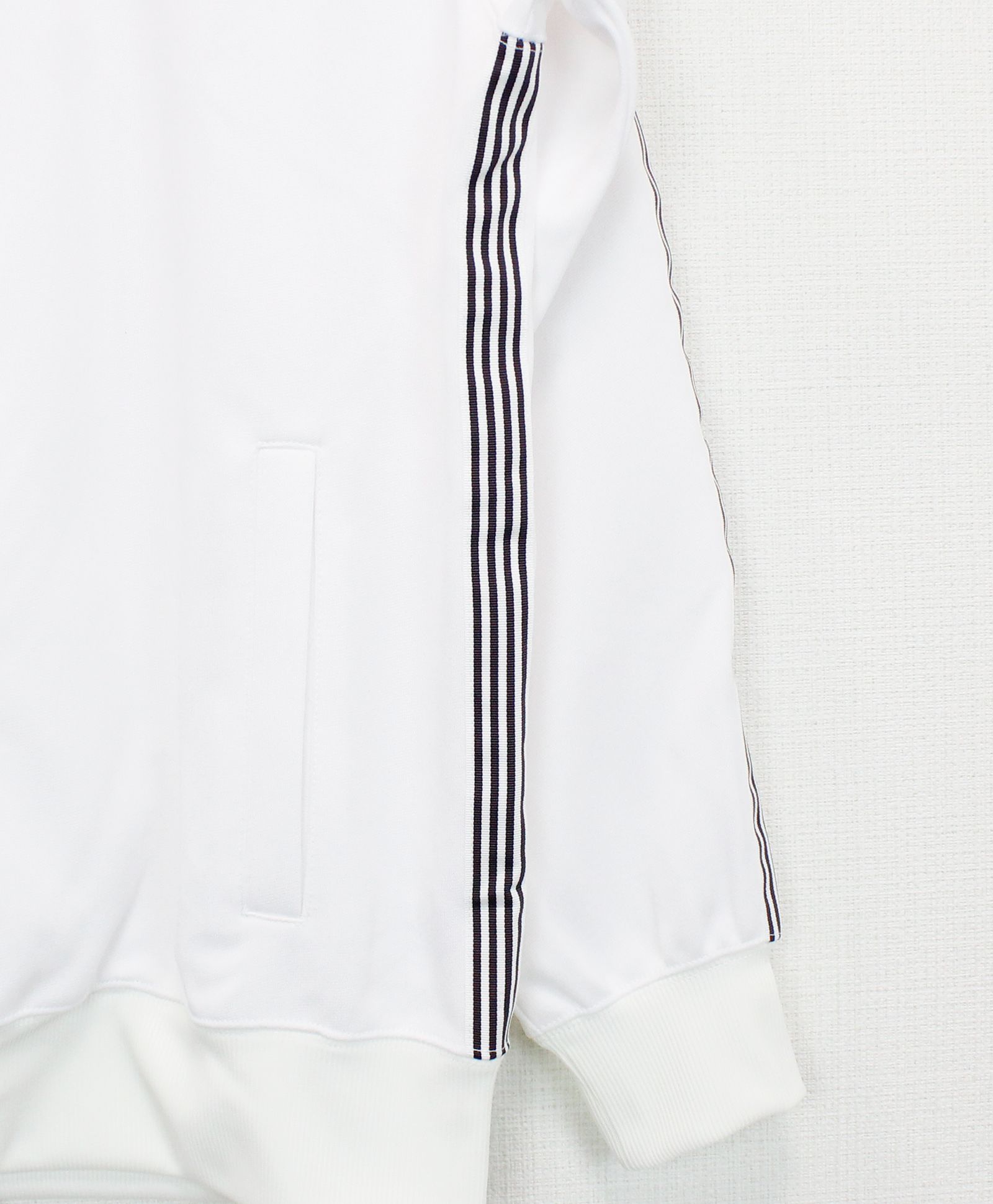 サイドライントラックジャケット / Tiphanie - Side Line Zip / WHITE × RED