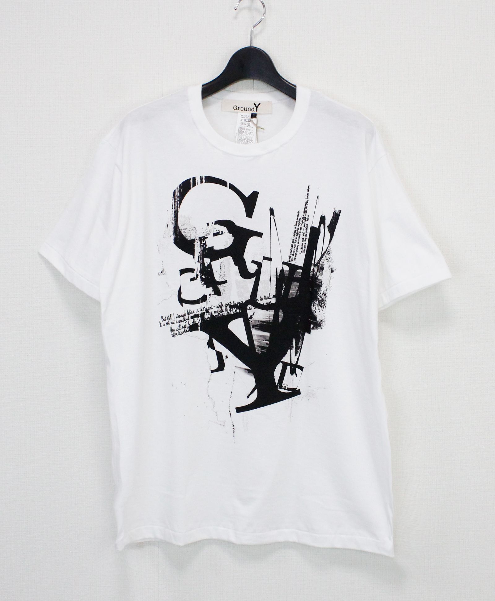 JERSEY LOGO T-SHIRT / WHITE [GK-T71-070-1]