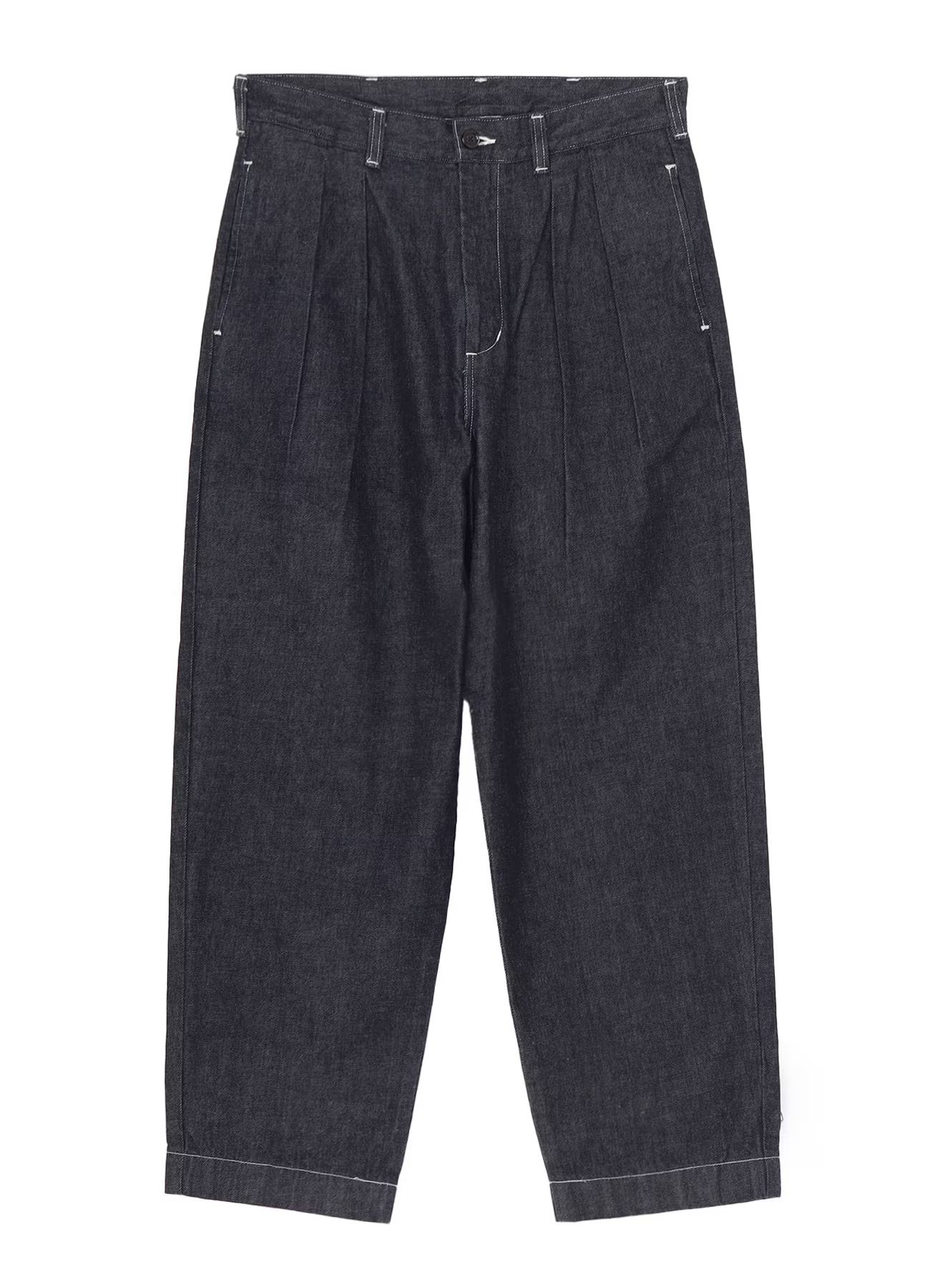 Ground Y×EDWIN 11oz INDIGO DENIM WIDE-TUCK PANTS WITH TAB DETAIL  / ワイドタックデニムパンツ / INDIGO [GX-P02-006-1]