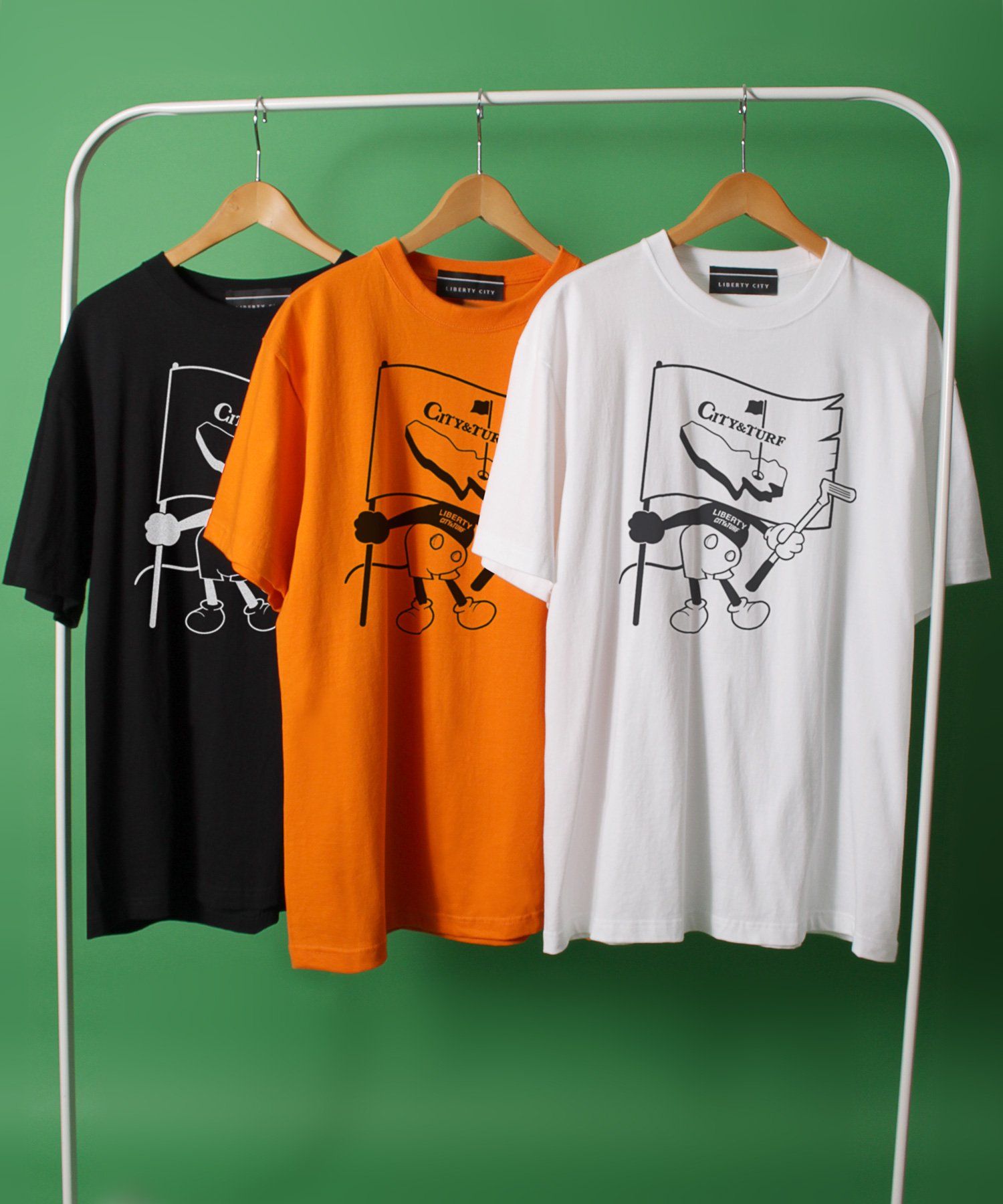 【CITY&TURF】 [MASTERS] Tシャツ / ORANGE [231066MT]