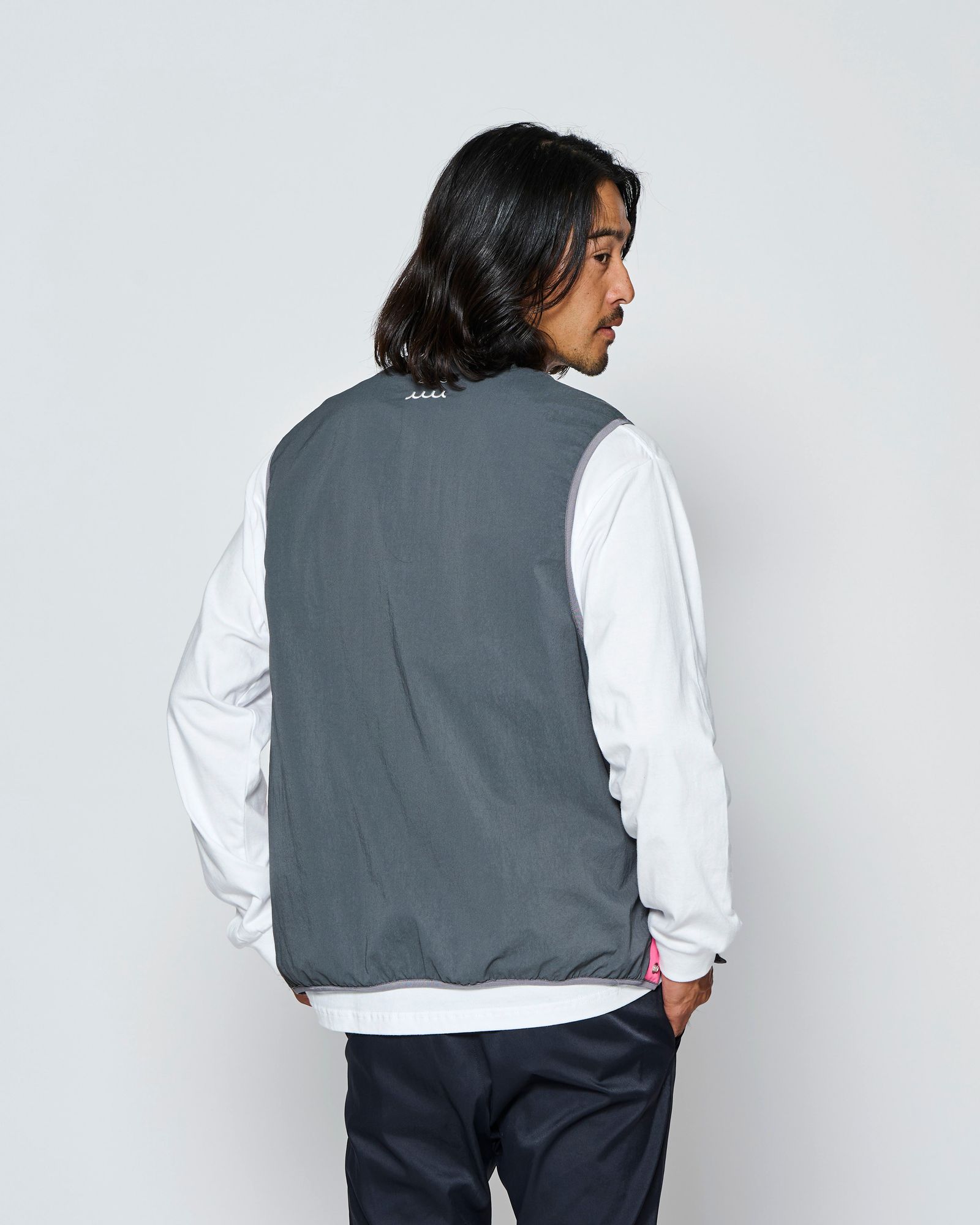 ☆先行予約☆muta MARINE × ACANTHUS  / フィールドベスト /  Field Vest / GREY【MA2722】
