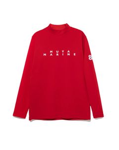ストレッチ モックネックシャツ / レッド [MGMK-446449]