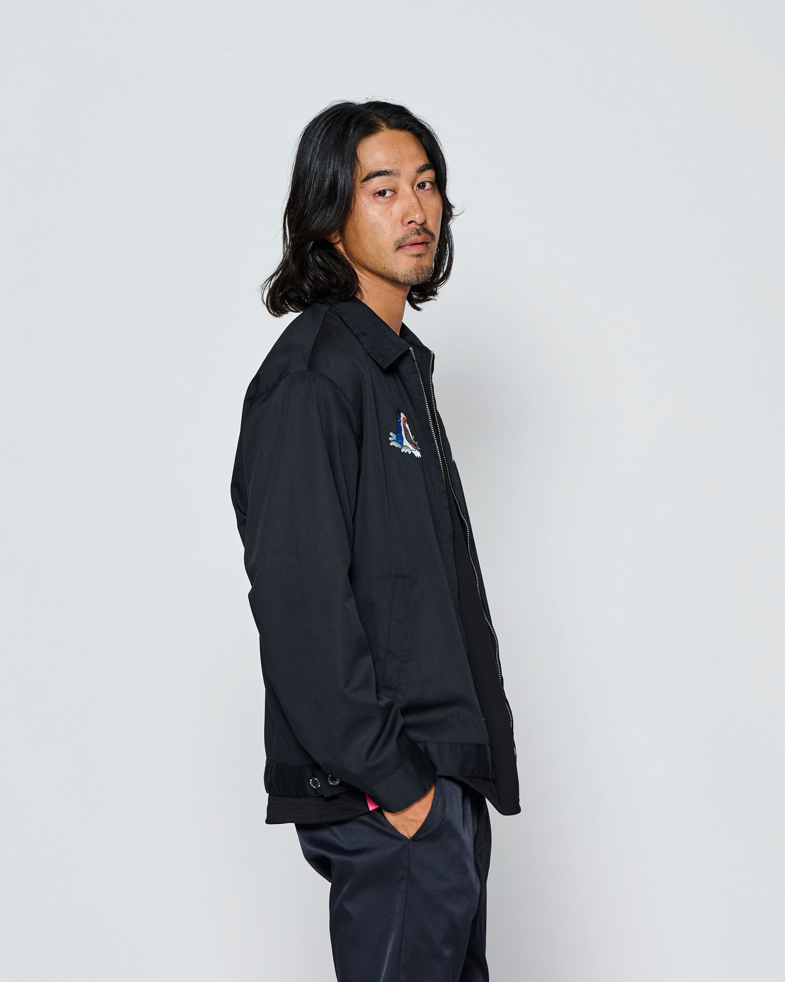 ☆先行予約☆muta MARINE × ACANTHUS  / スーベニアジャケット /  Souvenir Jacket / BLACK【MA2701】
