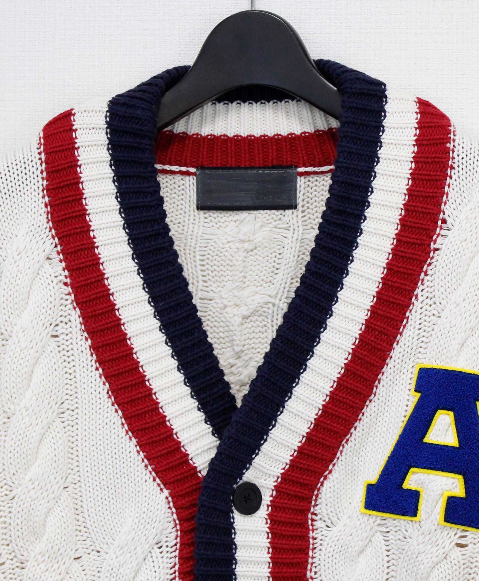 LEON × ACANTHUS  / ニットカーディガン / WHITE 【KT2450】