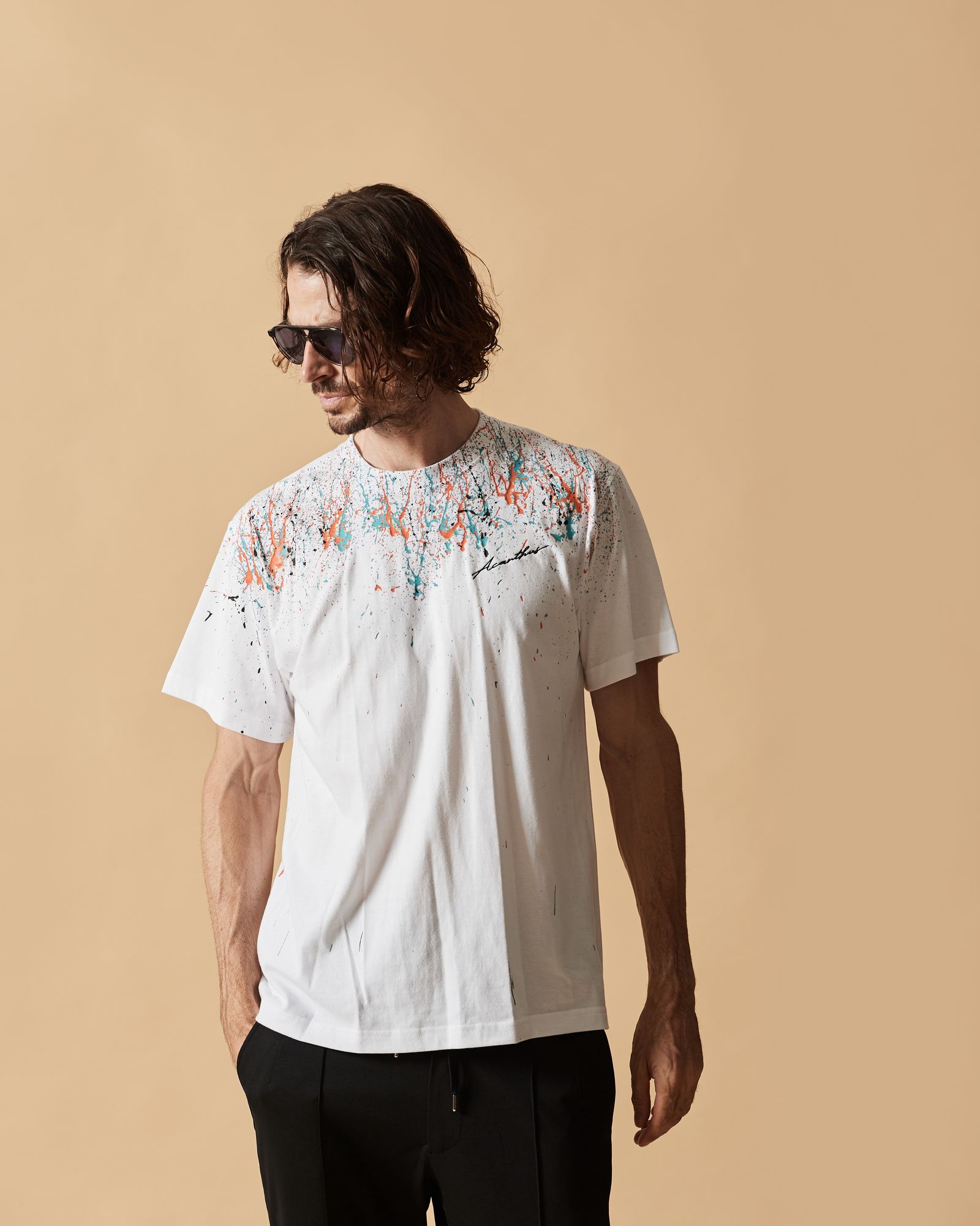 ☆先行予約☆ スプラッシュTシャツ  /  Splash Tee / WHITE【CT2602】