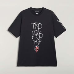 チト シティー グラフィック ショート スリーブ Tシャツ / Y-3 CHITO CITY GRAPHIC SHORT SLEEVE TEE / BLACK [KR1067 -APPA26]