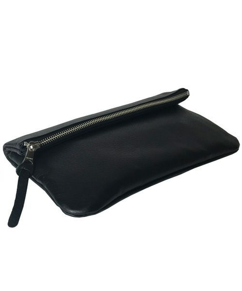 オイルドカウレザー・2wayミニクラッチショルダー / ブラック / Oiled Cow Leather 2way Mini Clutch Shoulder  / Black【DCD-01144】