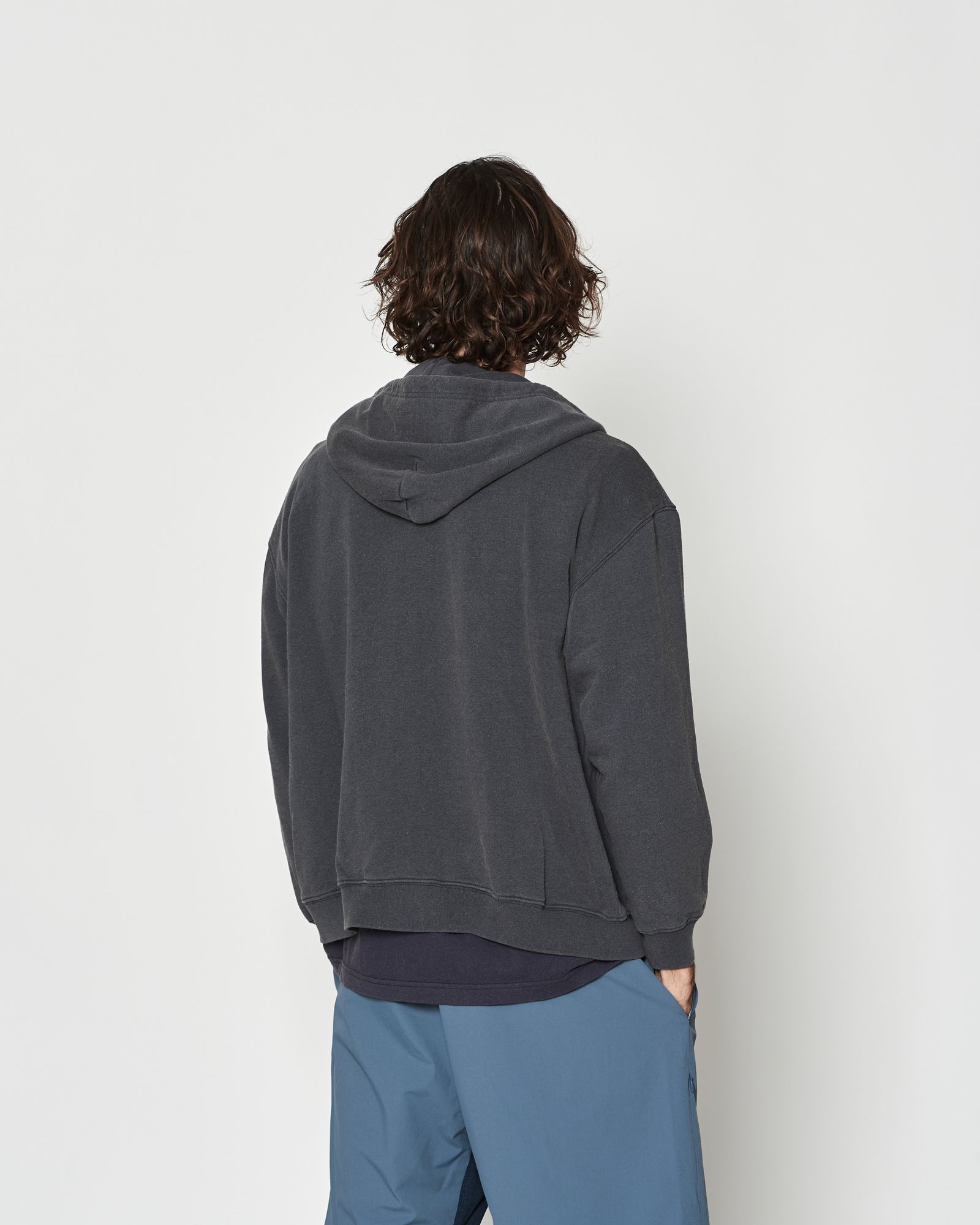 ☆先行予約☆ エイジングカレッジロゴ スウェットジップフーディー / パーカー / Aging College Logo Zip Up Hooded Sweatshirt / NAVY【HJ2601】