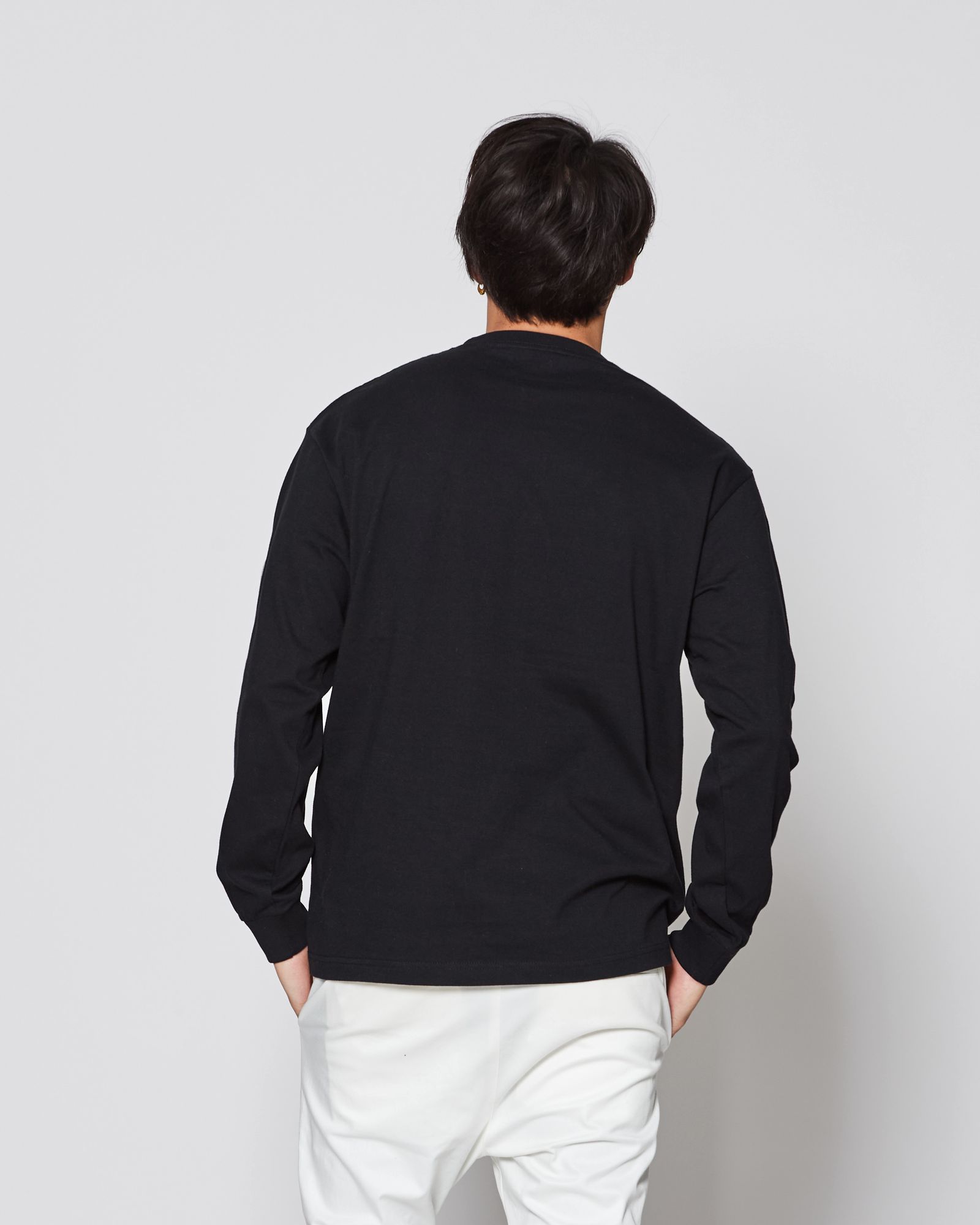 ☆先行予約販売2025年9月下旬～10月下旬頃入荷予定☆ ACANTHUS × muta MARINE / muta sweet muta L/S Tee / ロンT / BLACK 【MA2547】