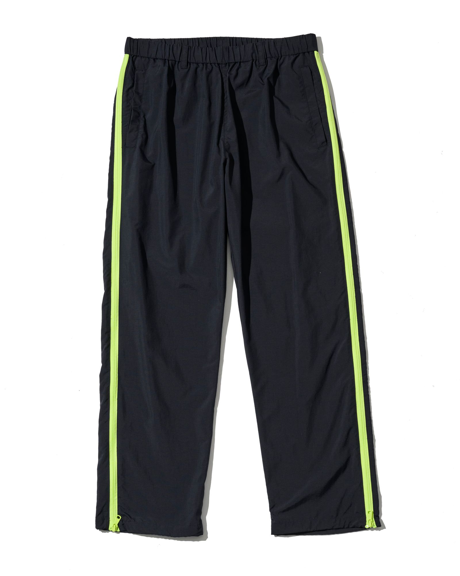 ☆先行予約☆ SUPPLEX® ナイロン ジップパンツ  /  SUPPLEX® Nylon Contrast Zip Pants / BLACK 【PT2703】