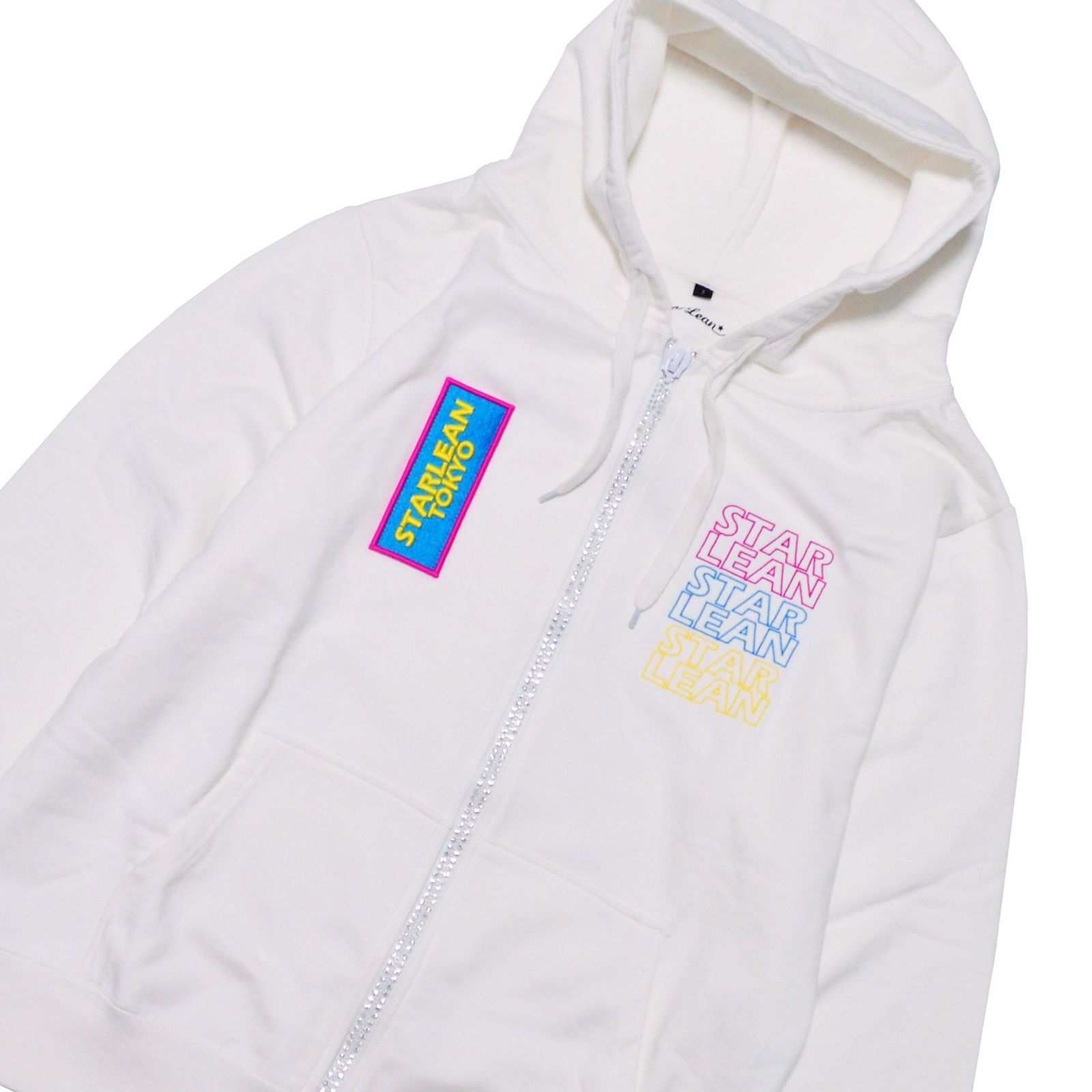 ジップアップパーカー SUIT BABY ZIP HOODIE WHITE