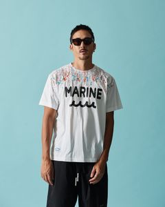 ☆先行予約☆muta MARINE × ACANTHUS  / スプラッシュマリンロゴTシャツ  /  Splash Marine Logo Tee / WHITE【MA2614】