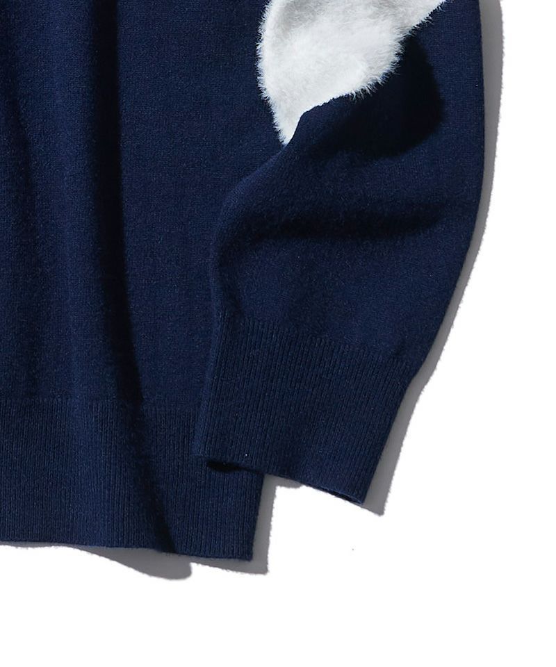 ACANTHUS x muta MARINE / muta Arm Line Knit / ニット / NAVY / MA2435