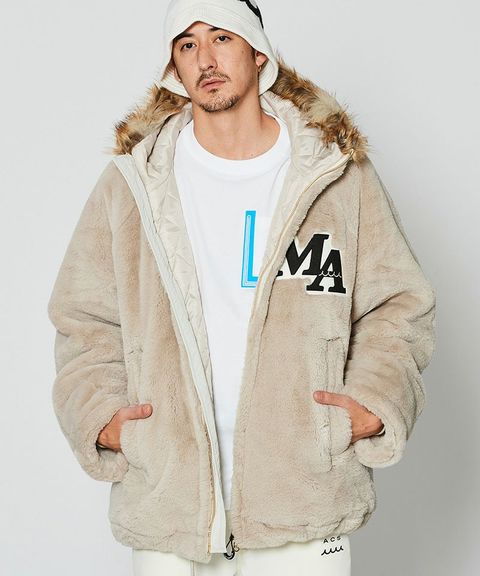 ACANTHUS x muta MARINE / muta Faux Fur N-3B / フェイクファージャケット / OFF WHITE / MA2426
