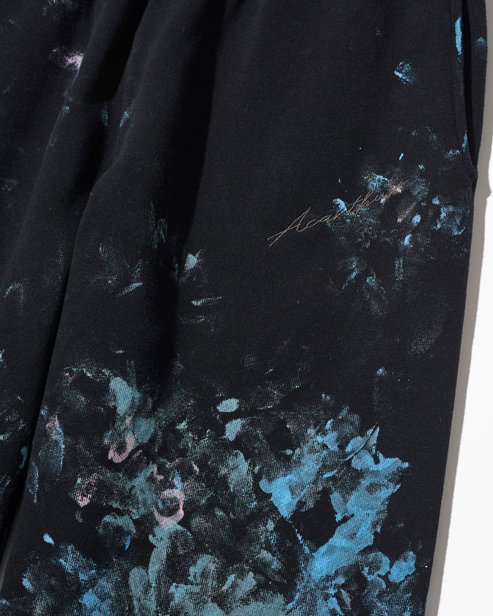 ☆先行予約☆  アブストラクトペイントスウェットパンツ / Abstract Paint Sweatpants / BLACK 【HJ2604P】