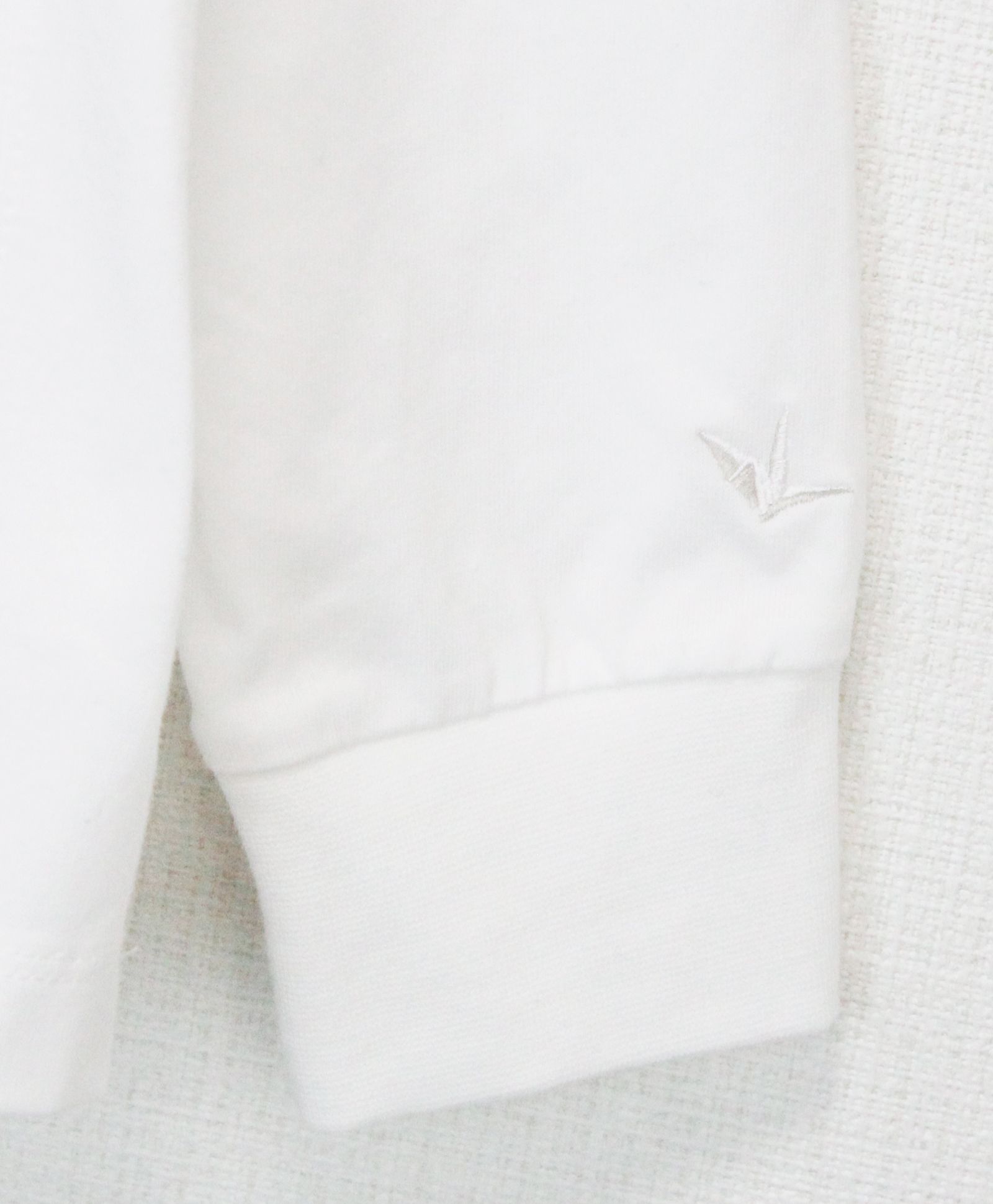 1PIU1UGUALE3 RELAX × PEANUTS / スヌーピー ラインストーンロングTシャツ / ホワイト【UST-26056】