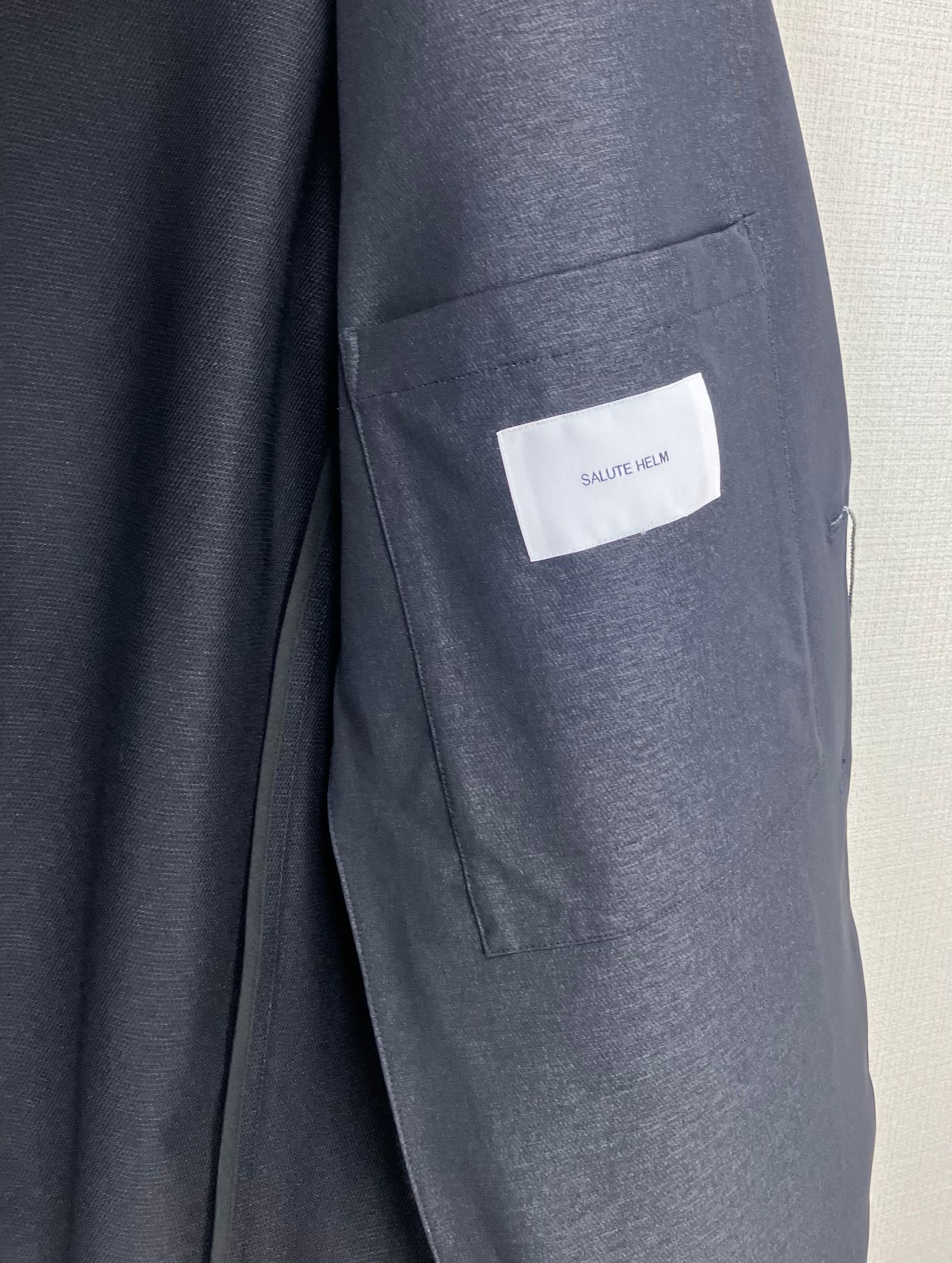 N/Peダブルクロスストレッチ イージージャケット / チャコールグレー [26003]