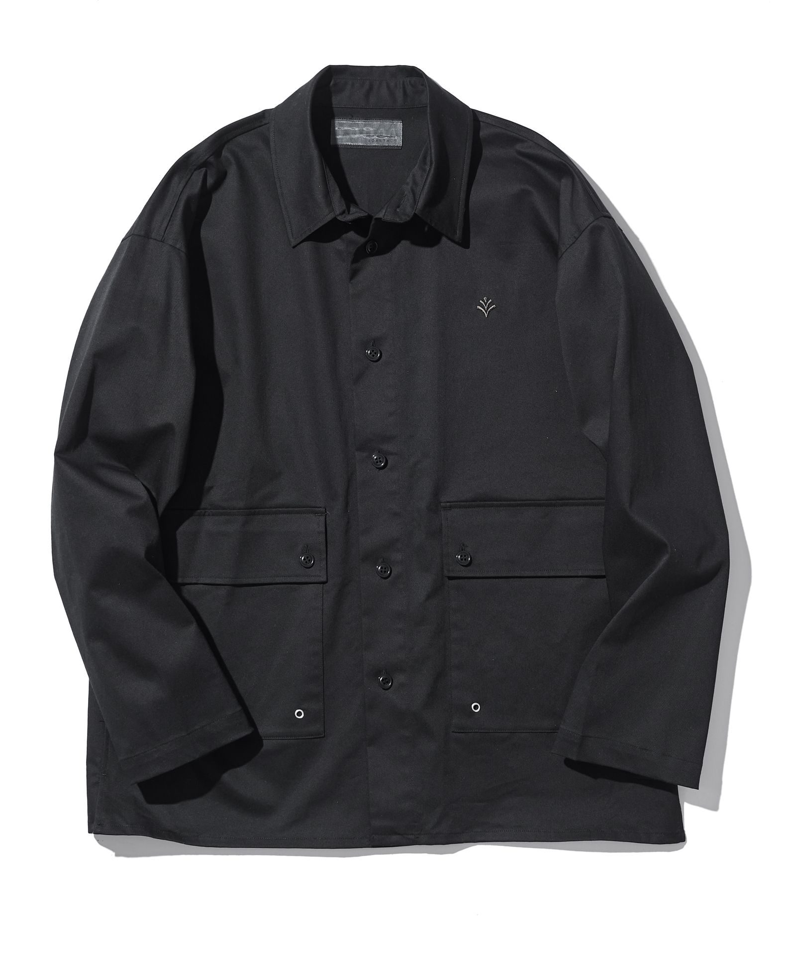 Military Shirt Jacket / ミリタリーシャツジャケット / BLACK【JK2501】