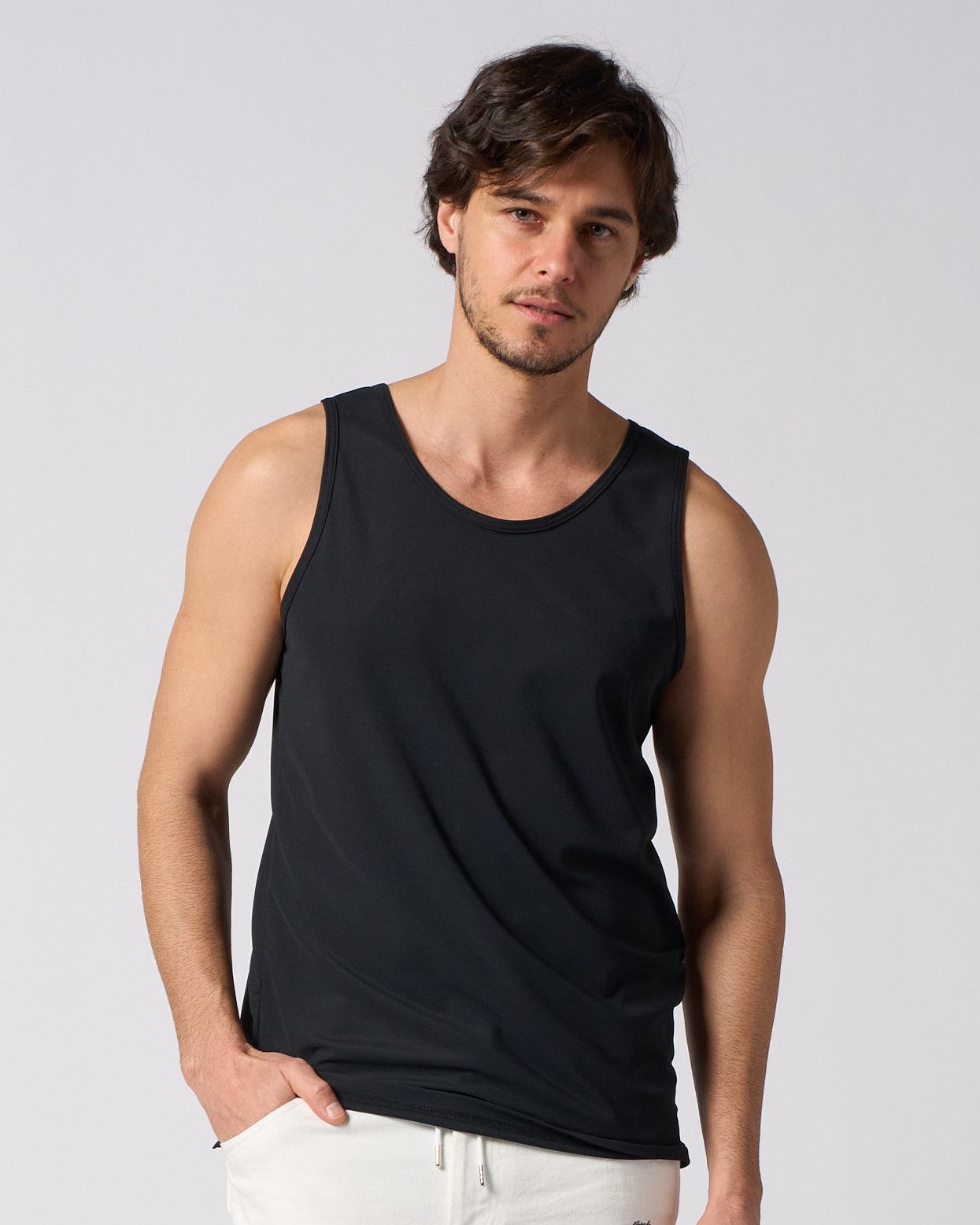 ☆先行予約☆ クールタンクトップ /  cool tank top / BLACK [7133 pe55i]