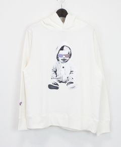 プルオーバーパーカー / SWLLOW BABY HOODIE / WHITE  [SLPP153]