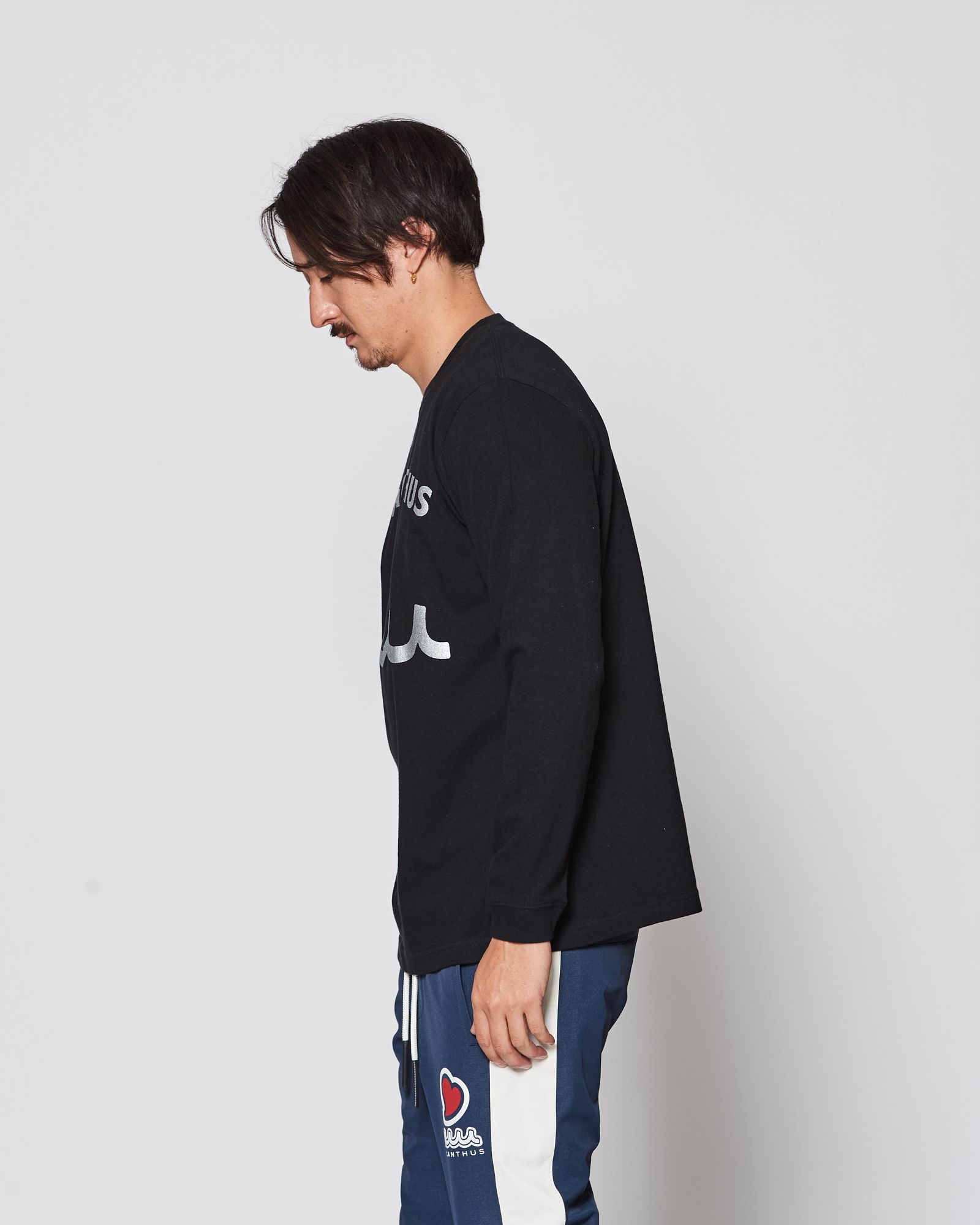 ACANTHUS × muta MARINE / muta Multi Logo L/S Tee / ロンT / BLACK 【MA2540】