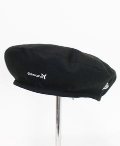 Ground Y×NEWERA(R) GROUND Y LOGO COTTON BERET  [GP-H50-081-1]