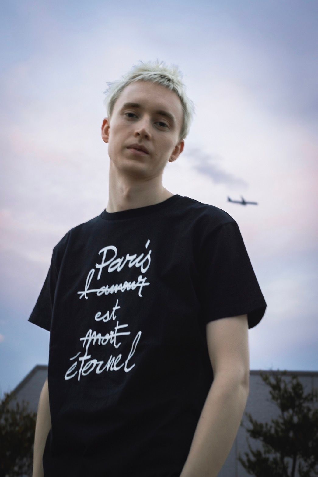 プリントTシャツ / Charlotte / BLACK