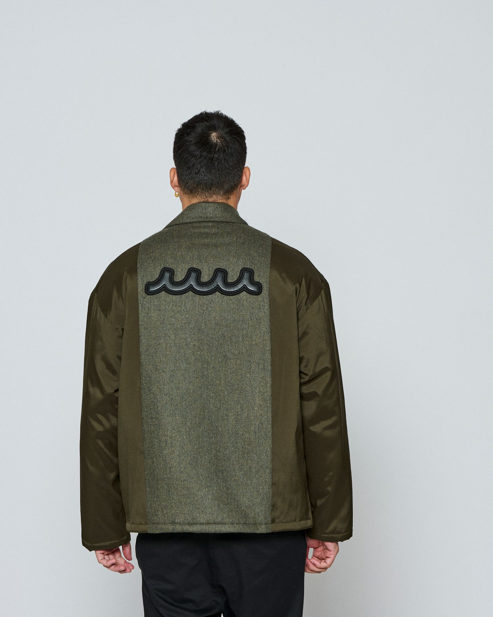 ☆先行予約☆ muta MARINE × ACANTHUS / コーチジャケット / Split Coach Jacket / KHAKI 【MA2651】