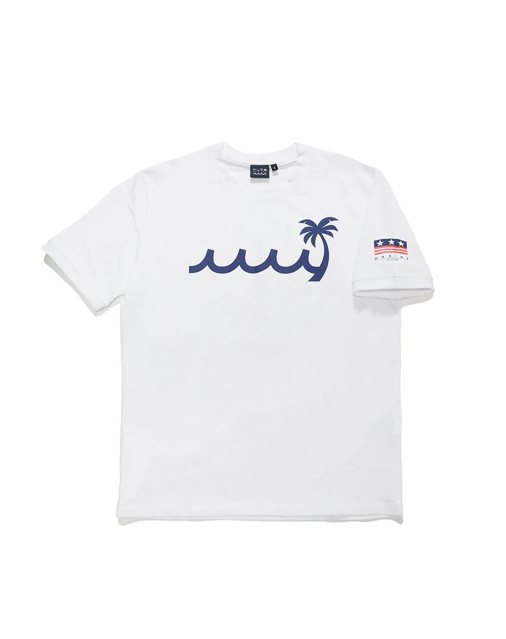 PALM WAVE ストレッチTシャツ / ホワイト [MMMP-434772] ⭐︎5月21日より随時出荷⭐︎