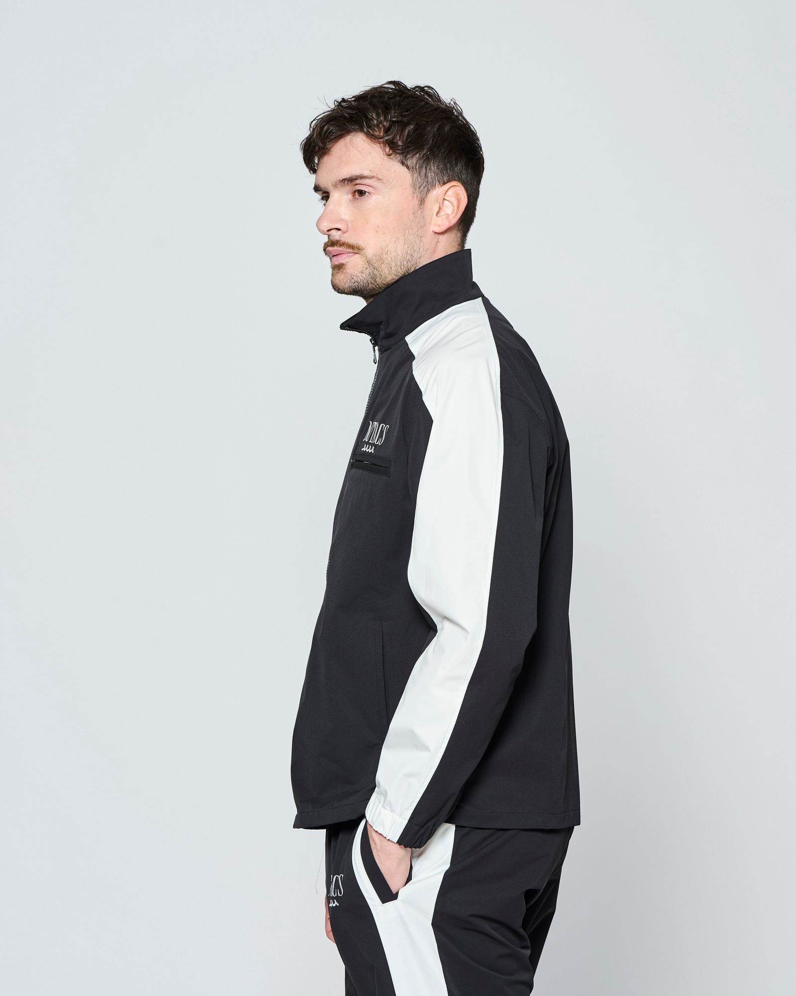 ☆先行予約☆muta MARINE × ACANTHUS  / サイドライントラックジャケット / Side Line Track Jacket / BLACK【MA2704】