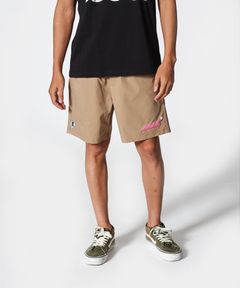 ACANTHUS × muta MARINE / muta sweet logo shorts / ショートパンツ / BEIGE【MA2527】